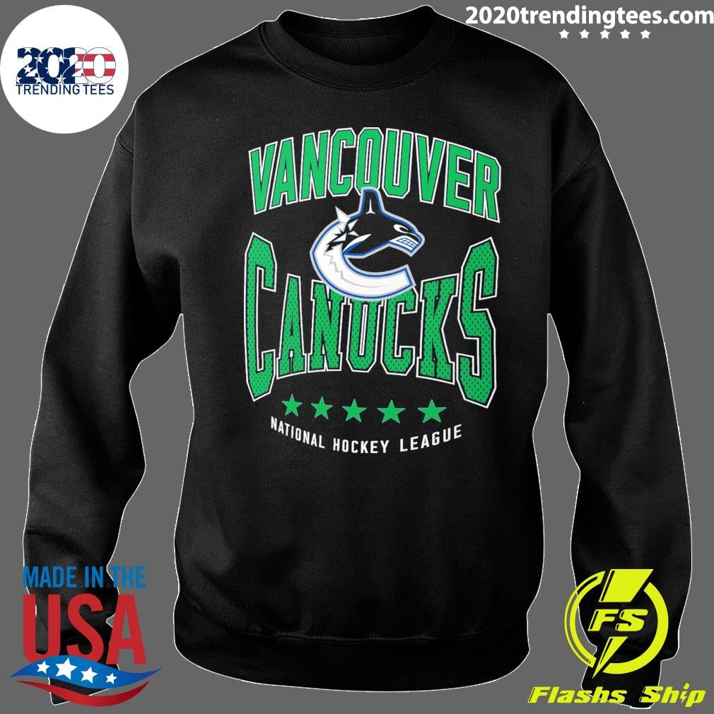 Vancouver Canucks National Hockey League Starter Center Squeeze Tri-Blend Fleece Shirt
