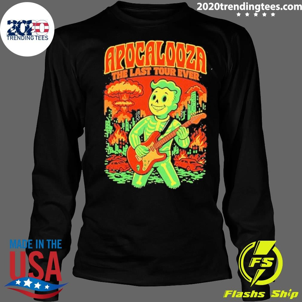 Vault Boy Apocalooza The Last Tour Ever Cartoon Shirt