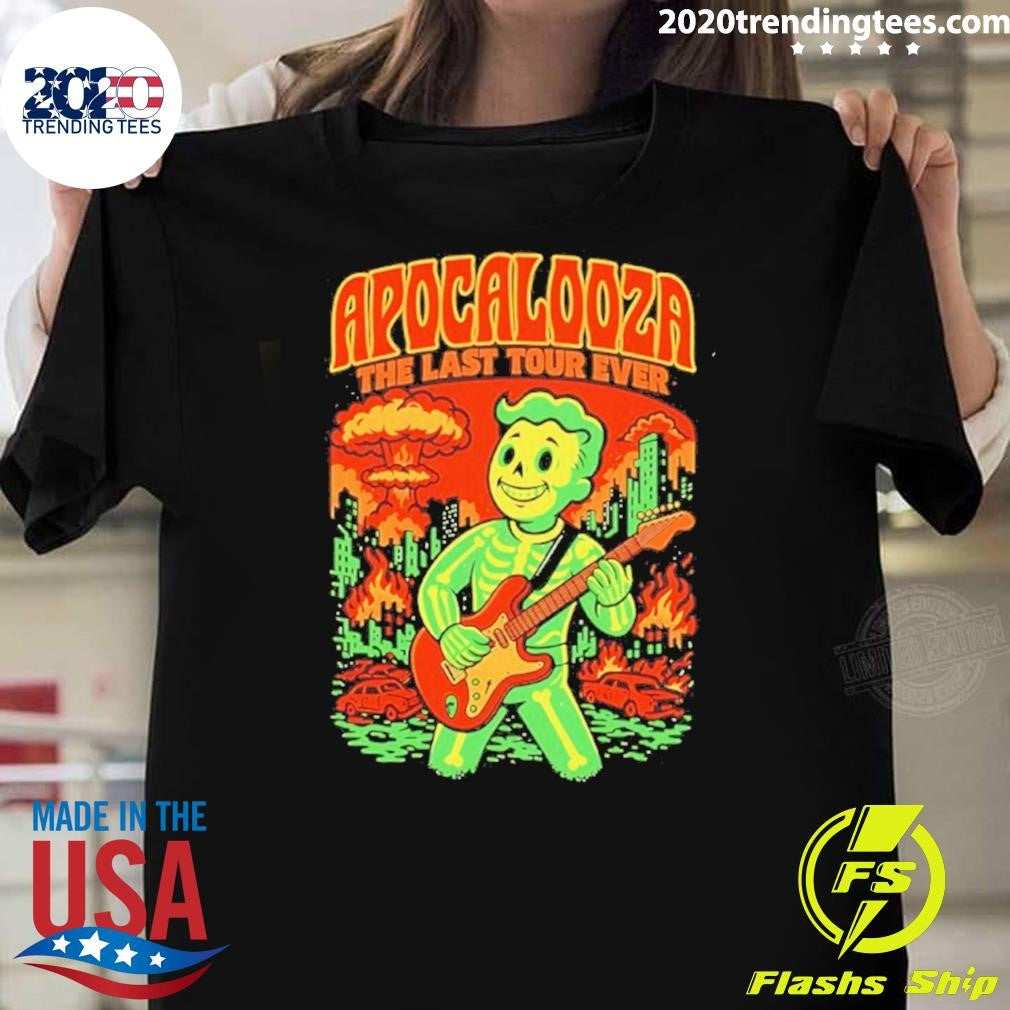 Vault Boy Apocalooza The Last Tour Ever Cartoon Shirt