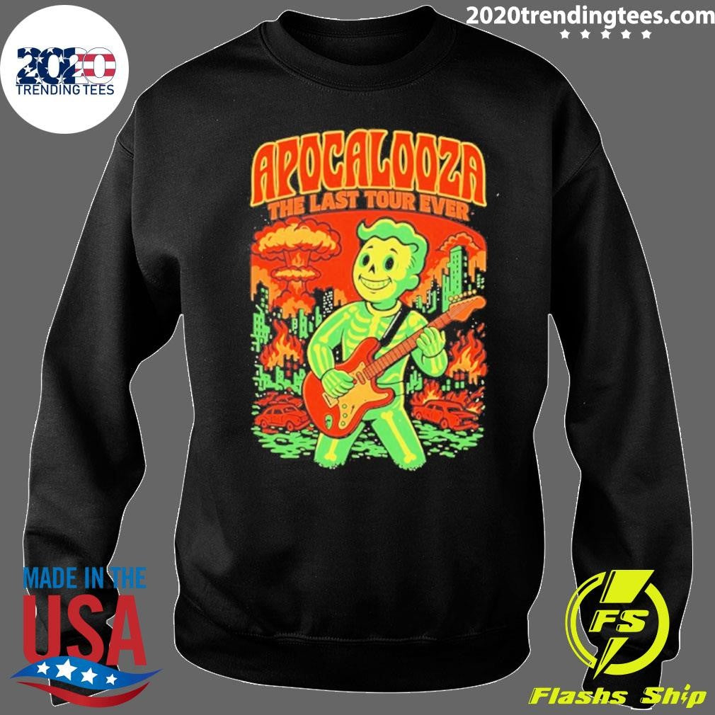 Vault Boy Apocalooza The Last Tour Ever Cartoon Shirt