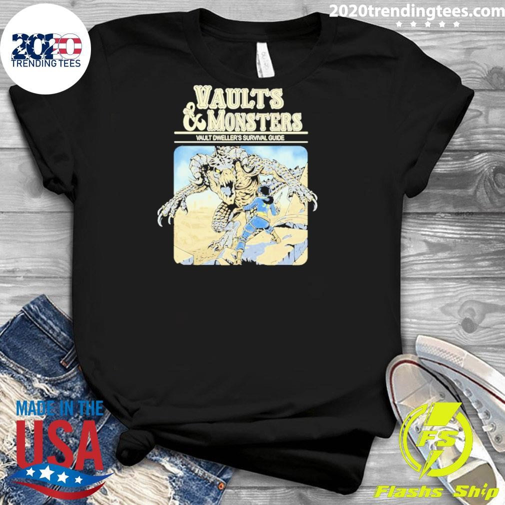 Vaults And Monsters Vault Dweller’s Survival Guide Dungeons And Dragons Shirt