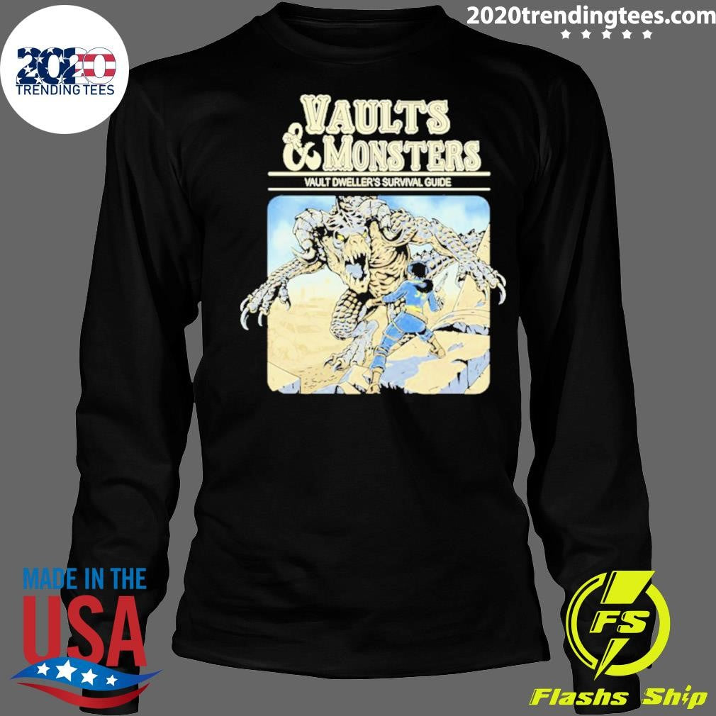 Vaults And Monsters Vault Dweller’s Survival Guide Dungeons And Dragons Shirt
