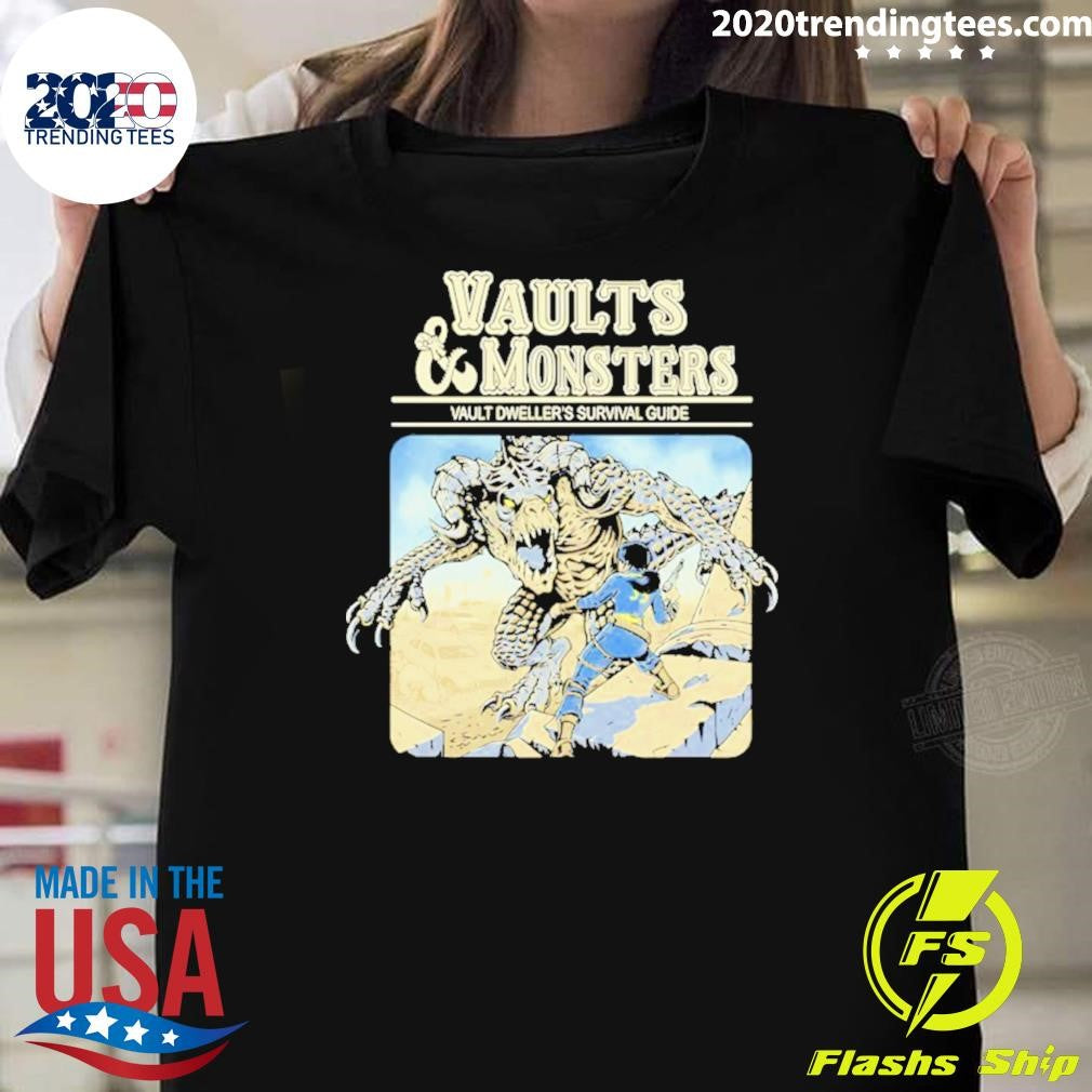 Vaults And Monsters Vault Dweller’s Survival Guide Dungeons And Dragons Shirt
