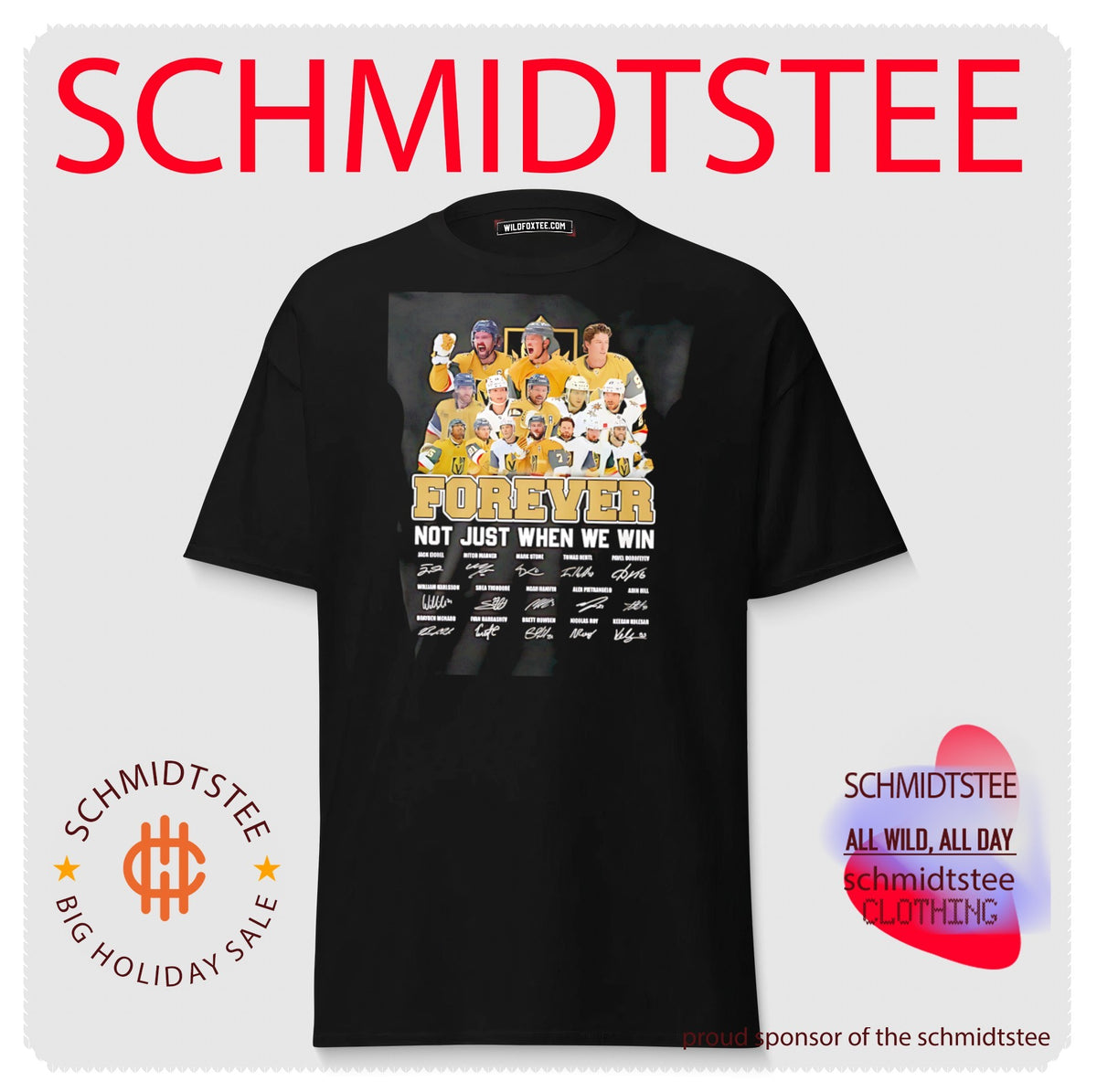 Vegas Golden Knight forever not just when we win signature shirt