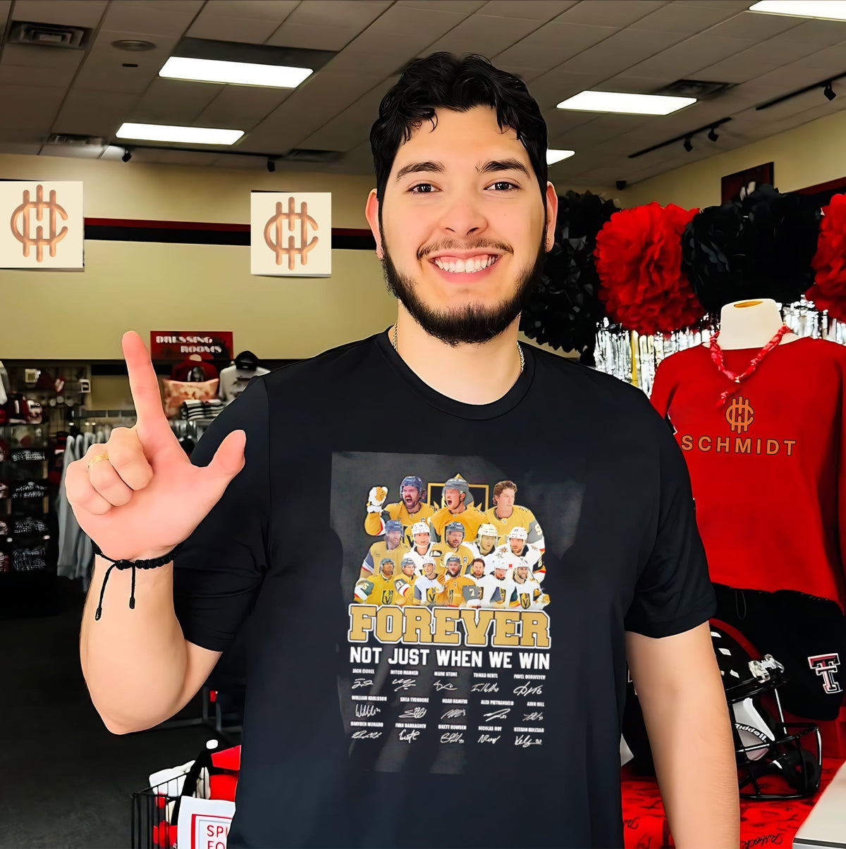 Vegas Golden Knight forever not just when we win signature shirt