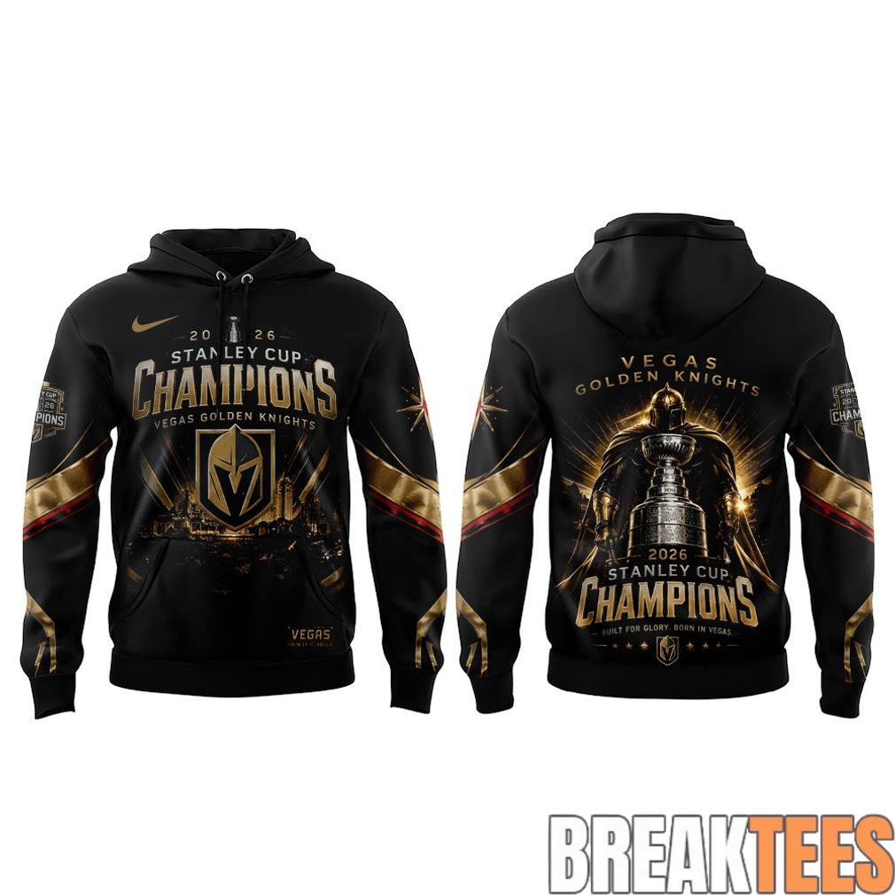 Vegas Golden Knights 2026 Stanley Cup Champions Hoodie