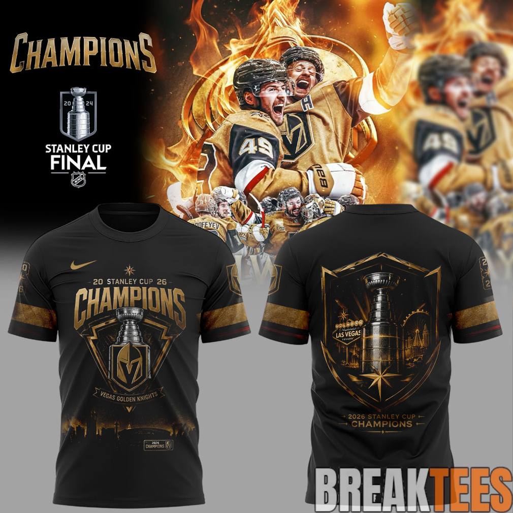 Vegas Golden Knights 2026 Stanley Cup Champions Shirt