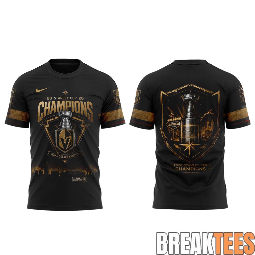 Vegas Golden Knights 2026 Stanley Cup Champions Shirt