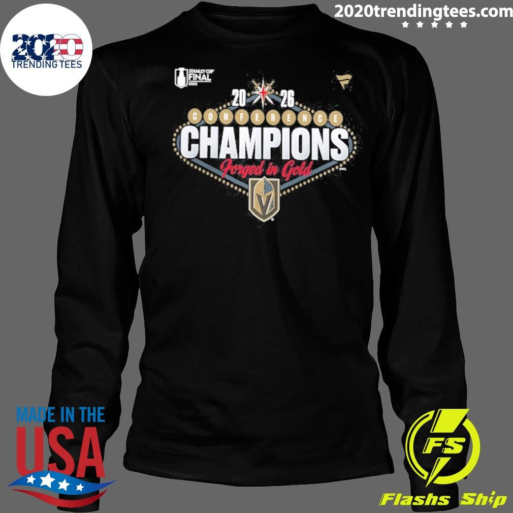 Vegas Golden Knights Fanatics 2026 NHL Western Conference Champions Hometown Shirt