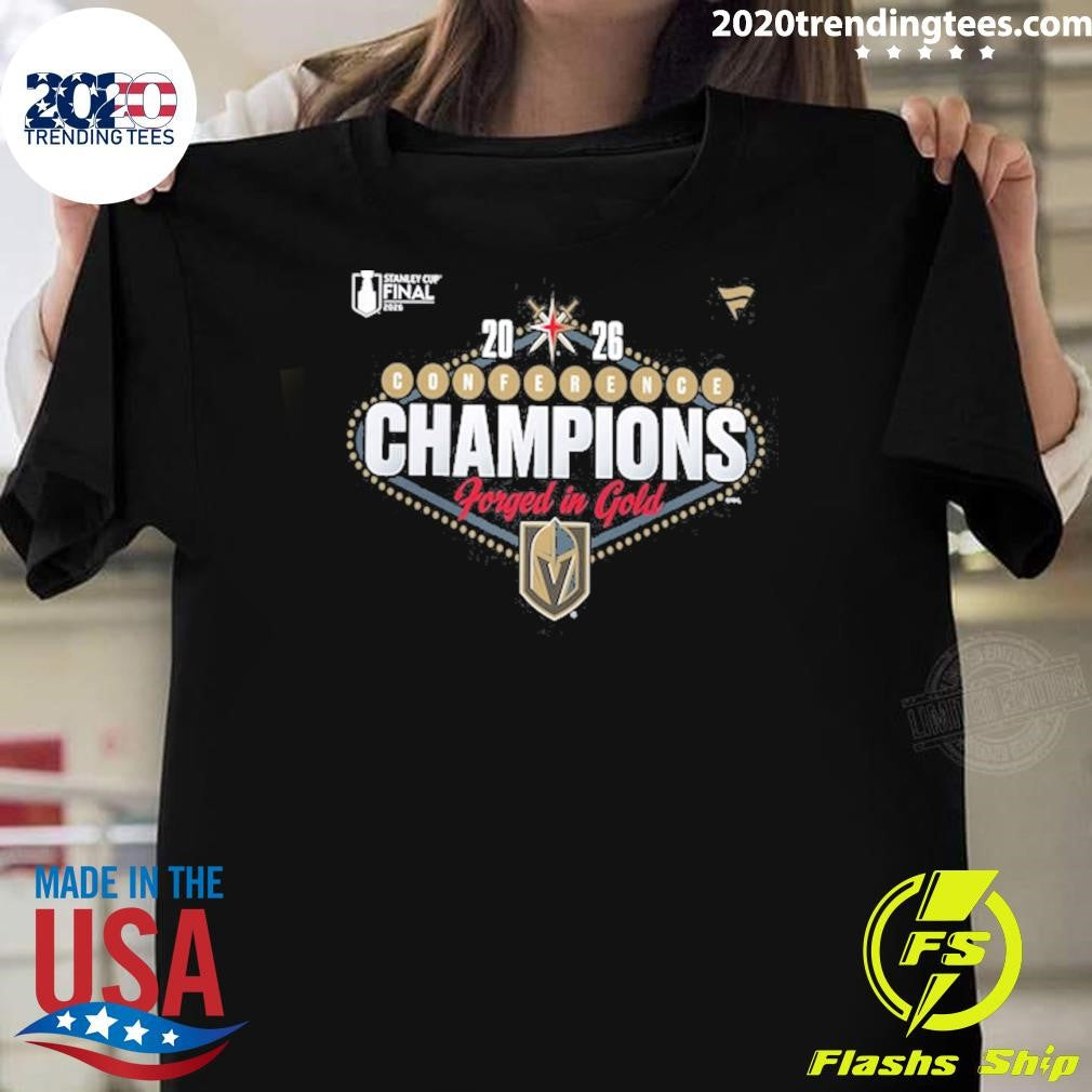 Vegas Golden Knights Fanatics 2026 NHL Western Conference Champions Hometown Shirt