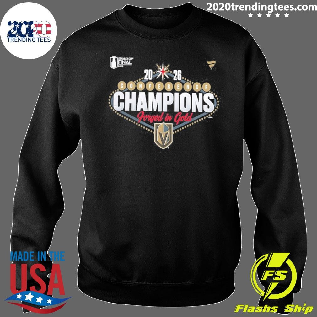 Vegas Golden Knights Fanatics 2026 NHL Western Conference Champions Hometown Shirt