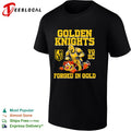 Vegas Golden Knights VG HC forged in gold wrestling pig shirt