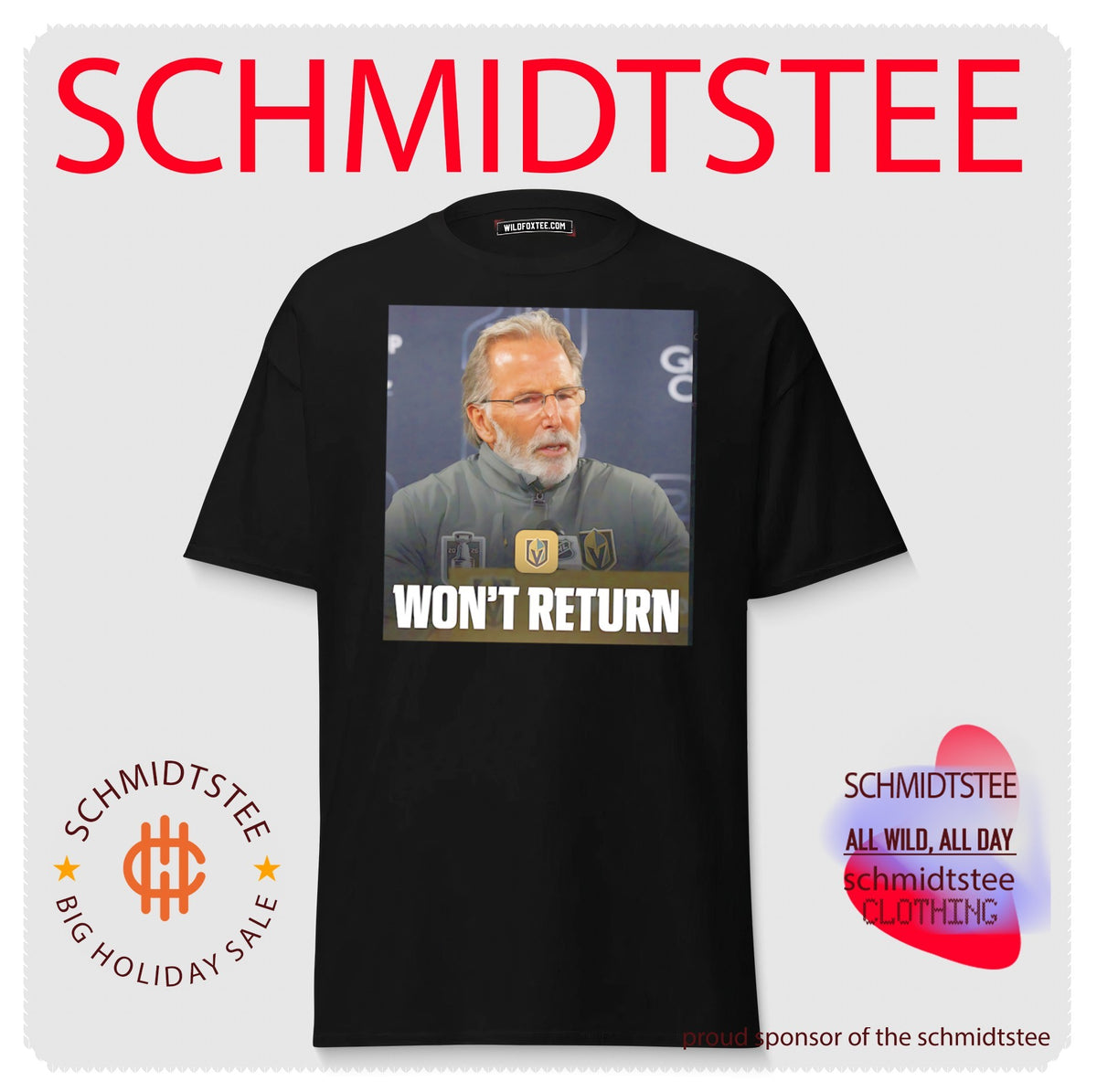 Vegas Golden Knights won’t return GM Kelly McCrimmon shirt