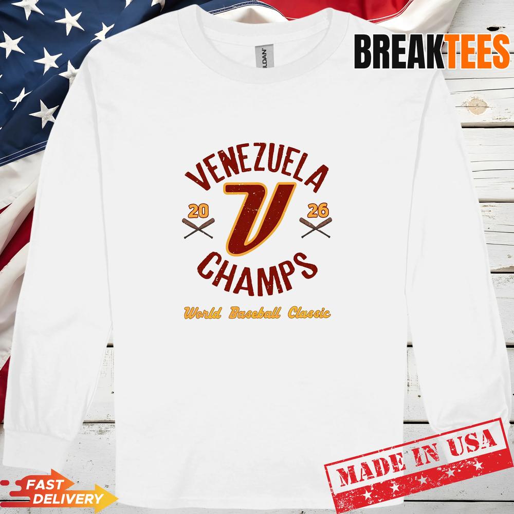 Venezuela 2026 World Baseball Classic Champions Legendary Victory Fan T-Shirt