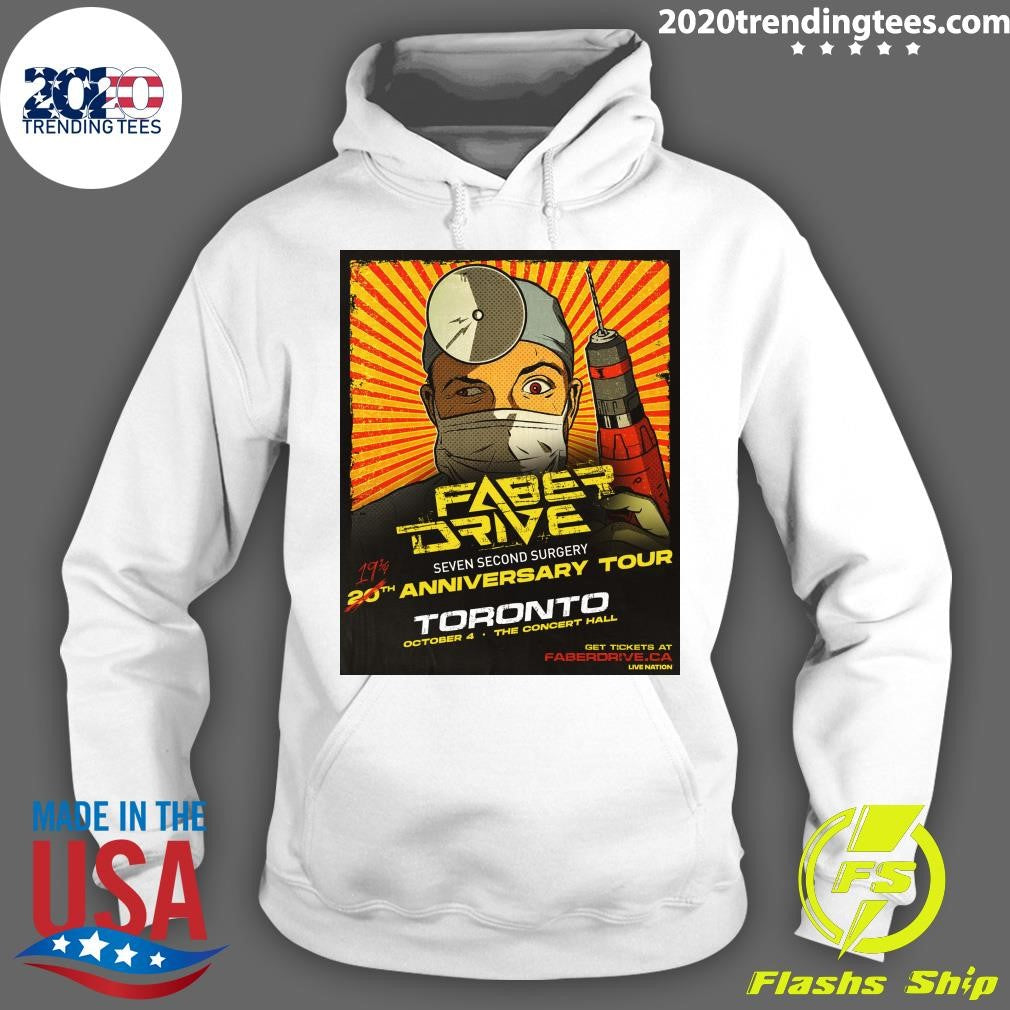 Venue Upgrade Due to popular demand, Faber Drive on October 4 is moving to The Concert Hall Shirt