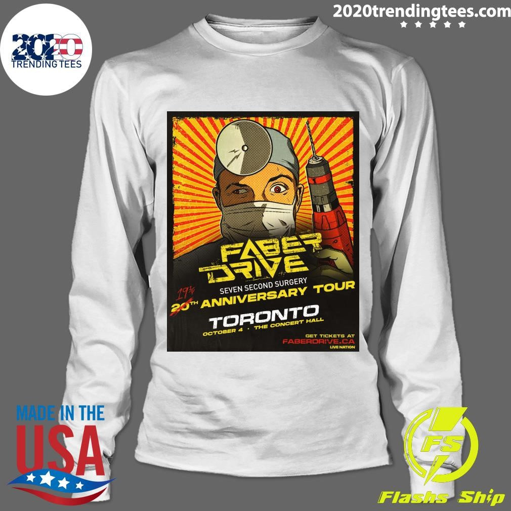 Venue Upgrade Due to popular demand, Faber Drive on October 4 is moving to The Concert Hall Shirt