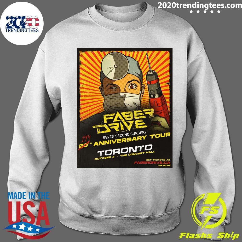 Venue Upgrade Due to popular demand, Faber Drive on October 4 is moving to The Concert Hall Shirt