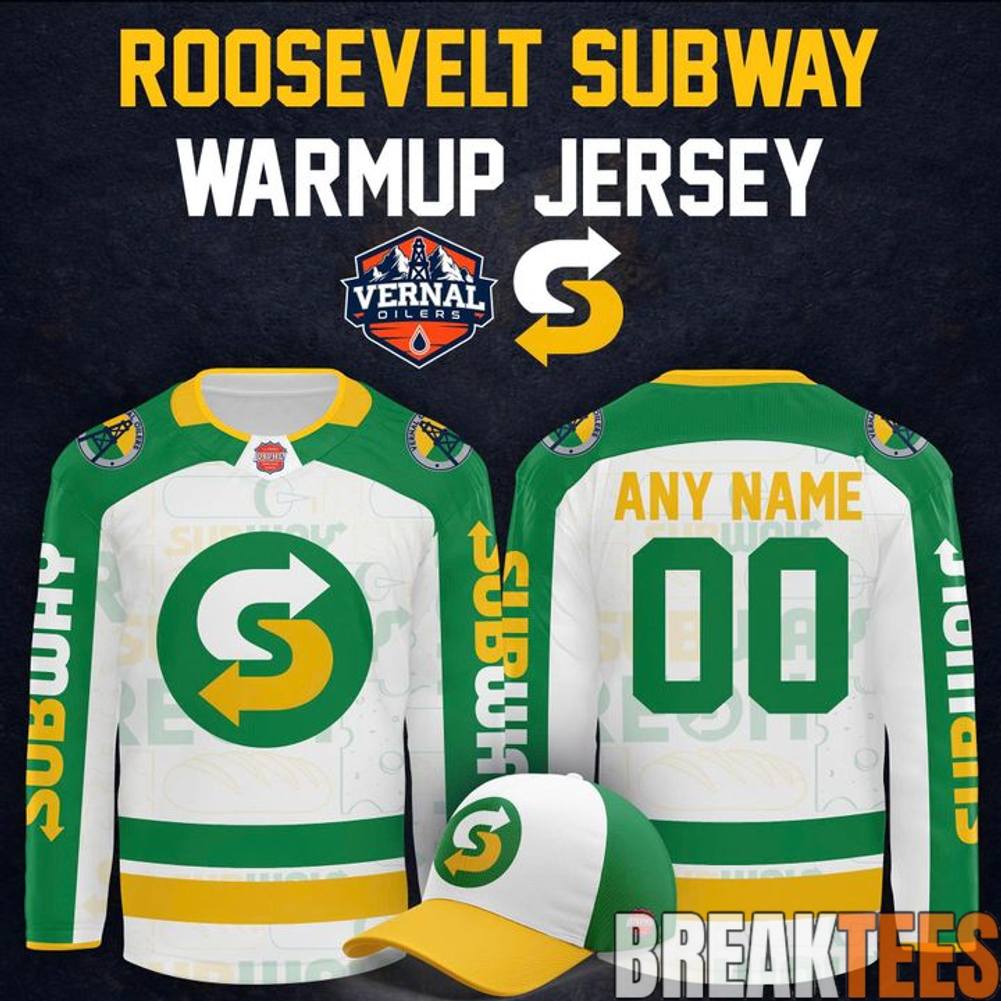 Vernal Oilers 2026 Roosevelt Subway Hockey Jersey