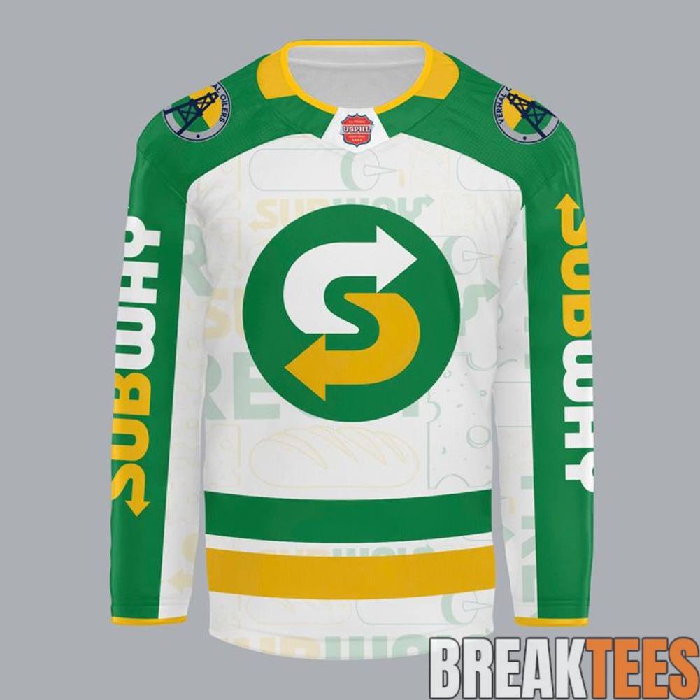 Vernal Oilers 2026 Roosevelt Subway Hockey Jersey