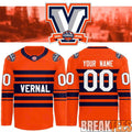 Vernal Oilers Orange Hockey Jersey