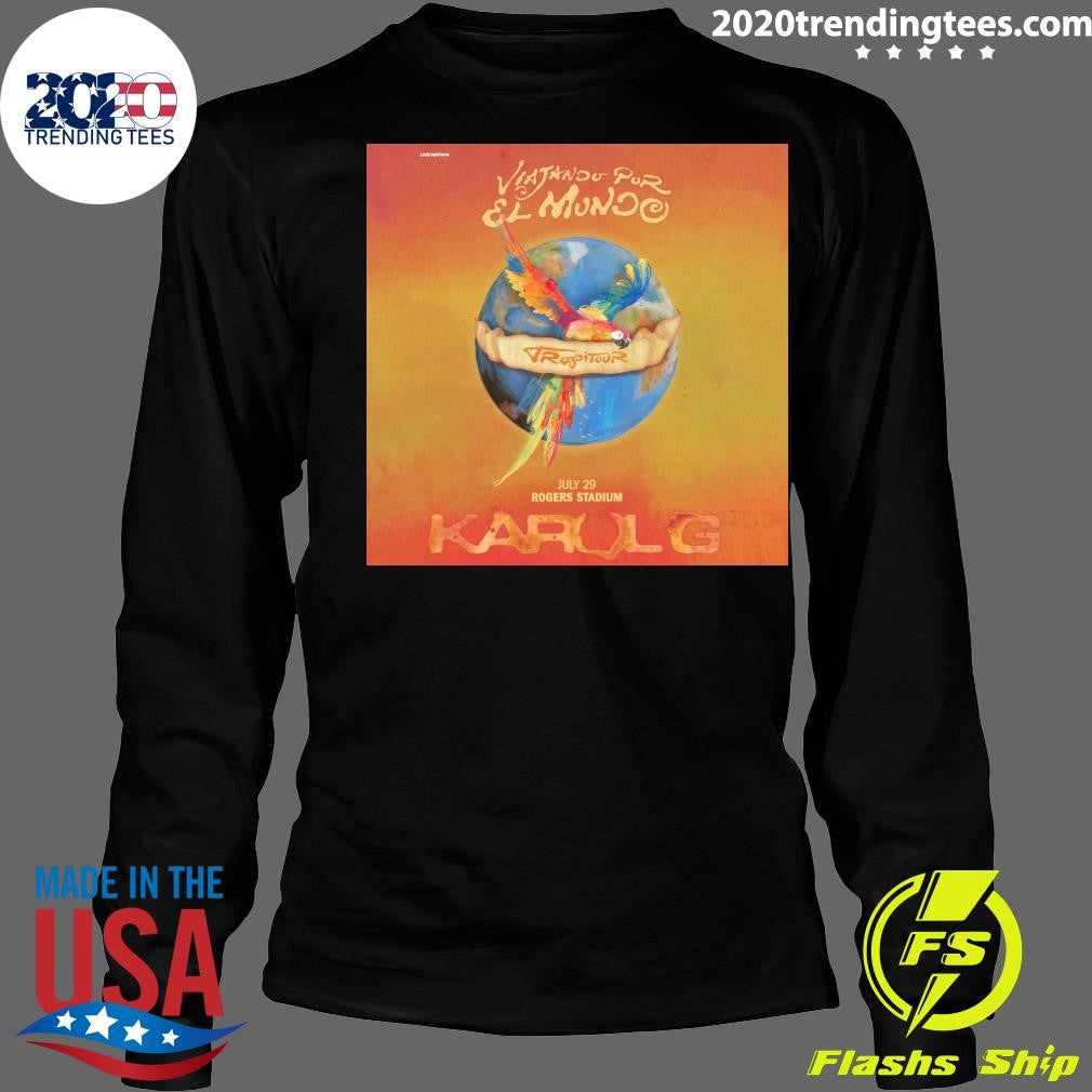 Viajando Por El Mundo Tropitour July 29 Rogers Stadium Karol G Shirt