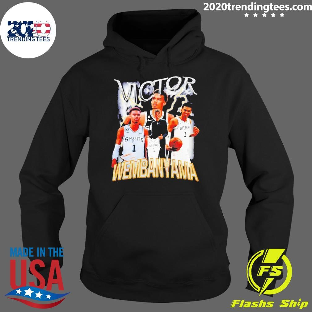 Victor Wembanyama 1 San Antonio Spurs Basketball 90’s Style Graphic Shirt