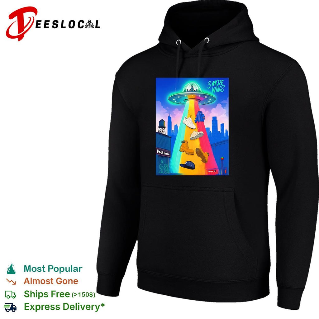 Victor Wembanyama 3 More Wins UFO Abduction shirt
