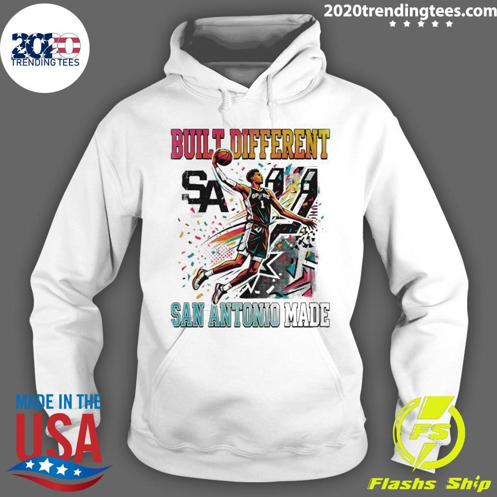 Victor Wembanyama Built Different San Antonio Made Spurs Basketball Wemby Era 2026 Shirt
