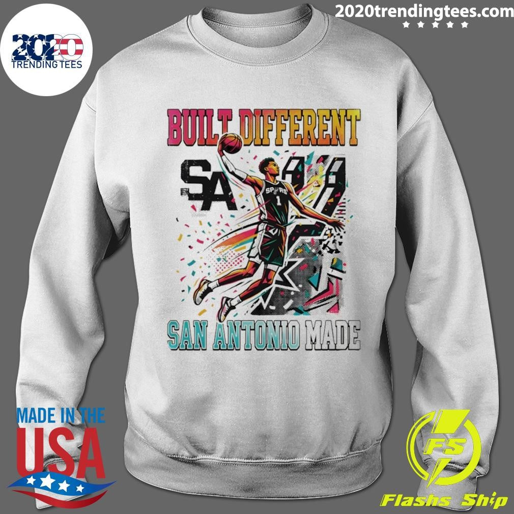 Victor Wembanyama Built Different San Antonio Made Spurs Basketball Wemby Era 2026 Shirt