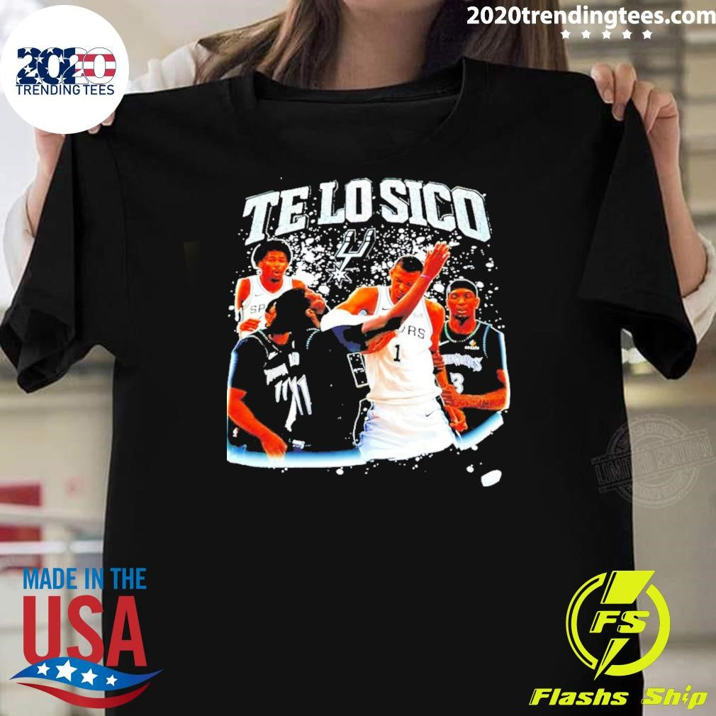 Victor Wembanyama Elbow Naz Reid San Antonio Spurs Basketball Te Lo Sico Shirt