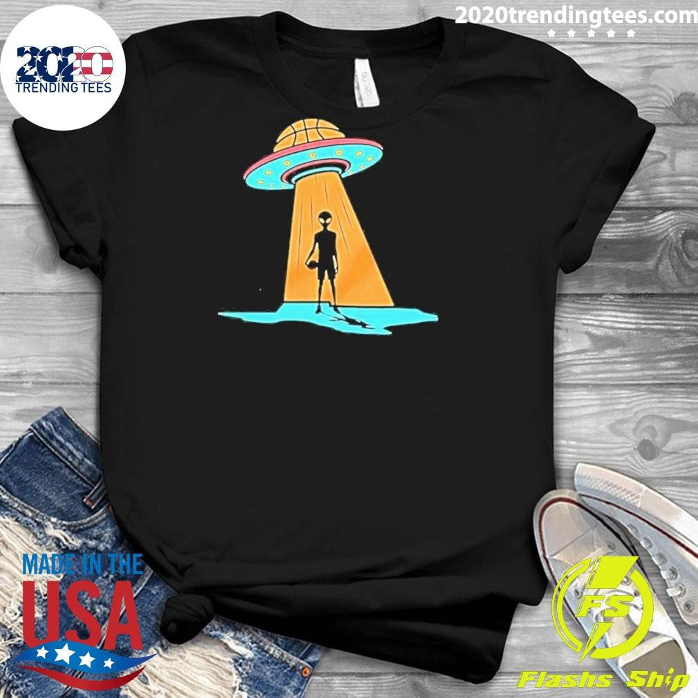 Victor Wembanyama San Antonio Spurs Alien Basketball Abduction Sci Fi Ufo Shirt