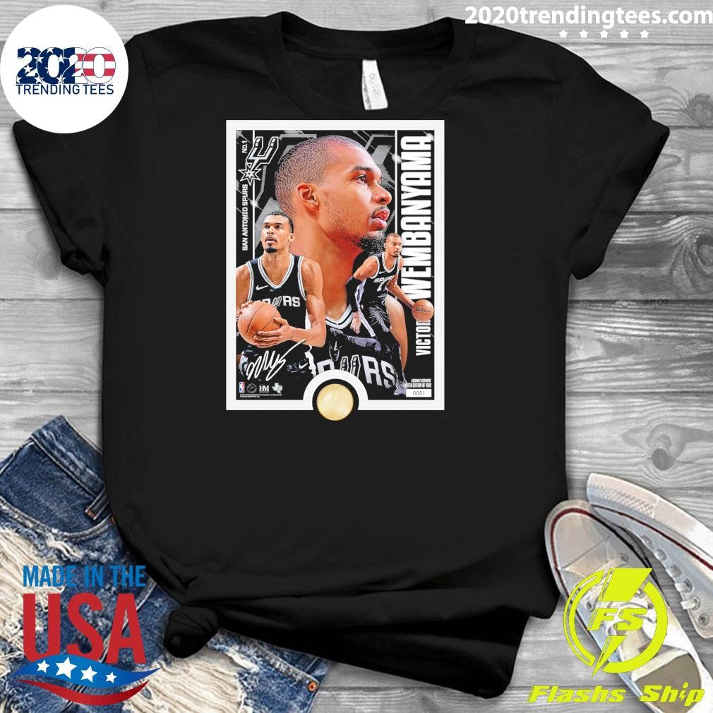 Victor Wembanyama San Antonio Spurs Highland Mint Limited Edition Artist Proof Bronze Shirt