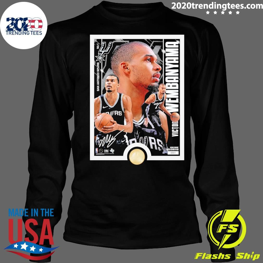 Victor Wembanyama San Antonio Spurs Highland Mint Limited Edition Artist Proof Bronze Shirt