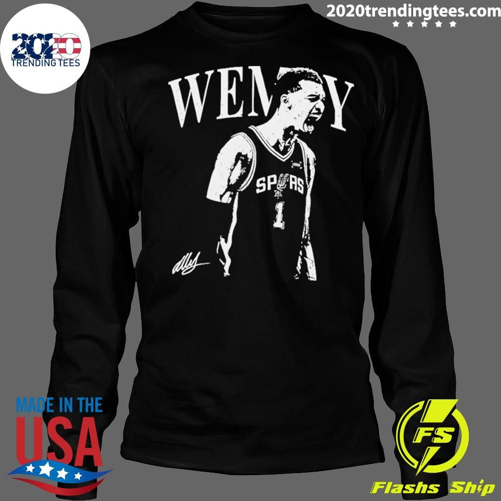 Victor Wembanyama Silhouette Style Nba Player San Antonio Spurs Basketball Mvp Shirt