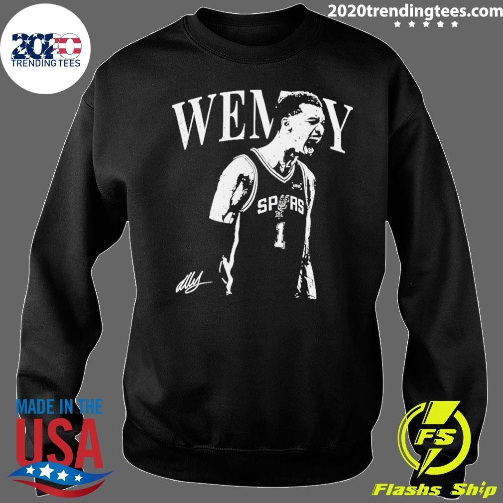 Victor Wembanyama Silhouette Style Nba Player San Antonio Spurs Basketball Mvp Shirt