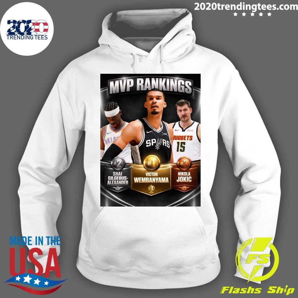 Victor Wembanyama has moved to #1 on the NBA MVP Ladder Shirt