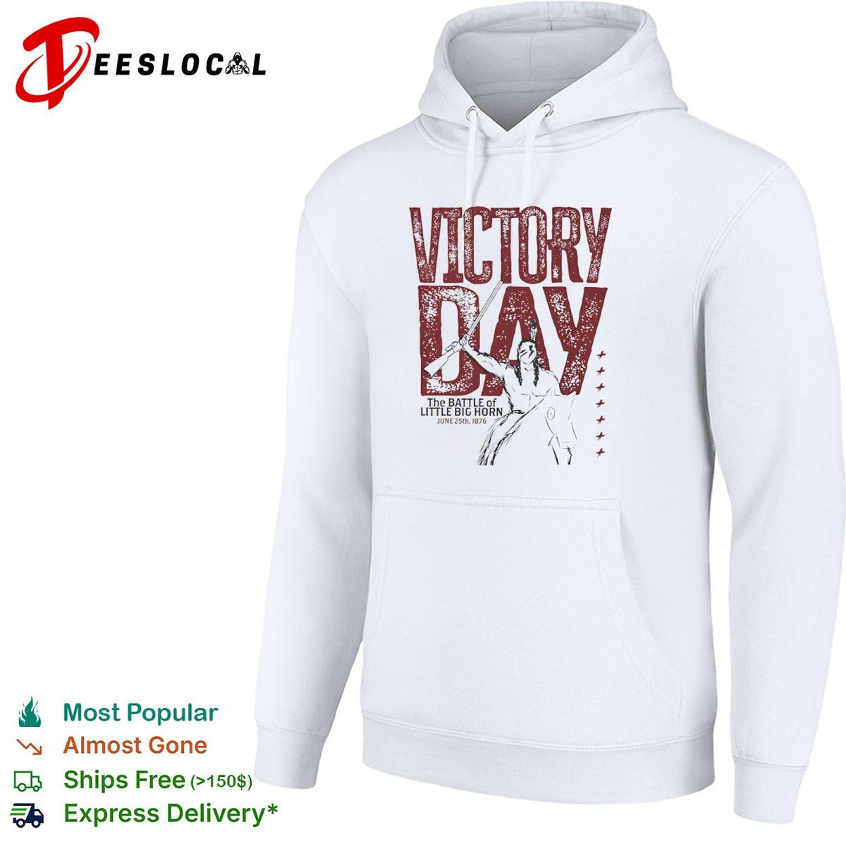 Victory Day The Battle of Little Big Horn June 25th 1876 Native American Warrior shirt