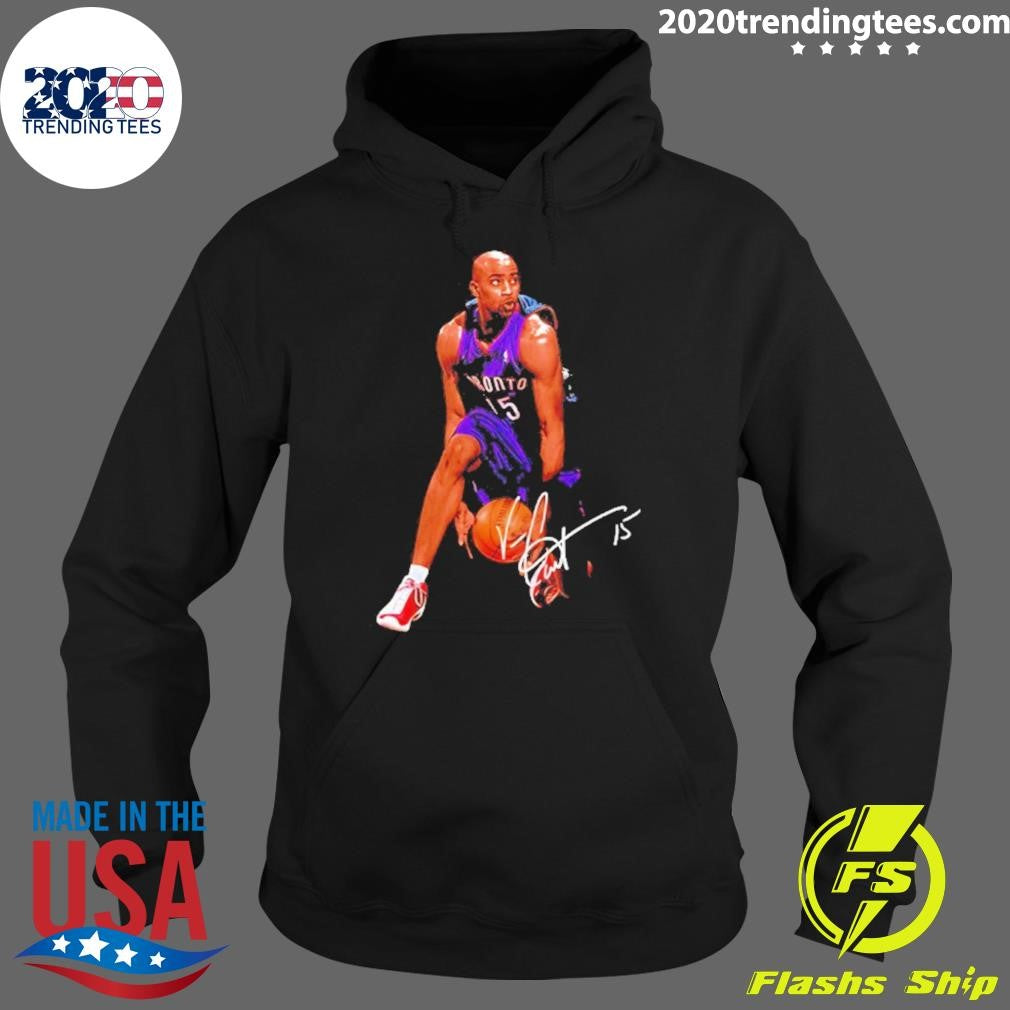 Vince Carter Toronto Raptors Air Canada Signature Shirt