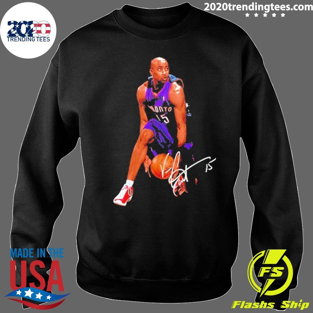 Vince Carter Toronto Raptors Air Canada Signature Shirt