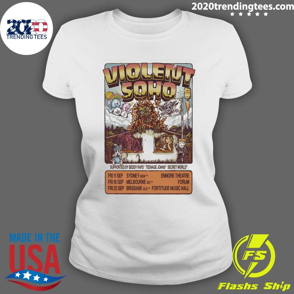 Violent Soho In Brisbane QLD On September 25 2026 Shirt