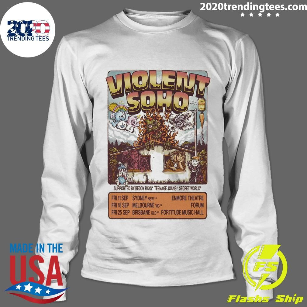 Violent Soho In Brisbane QLD On September 25 2026 Shirt