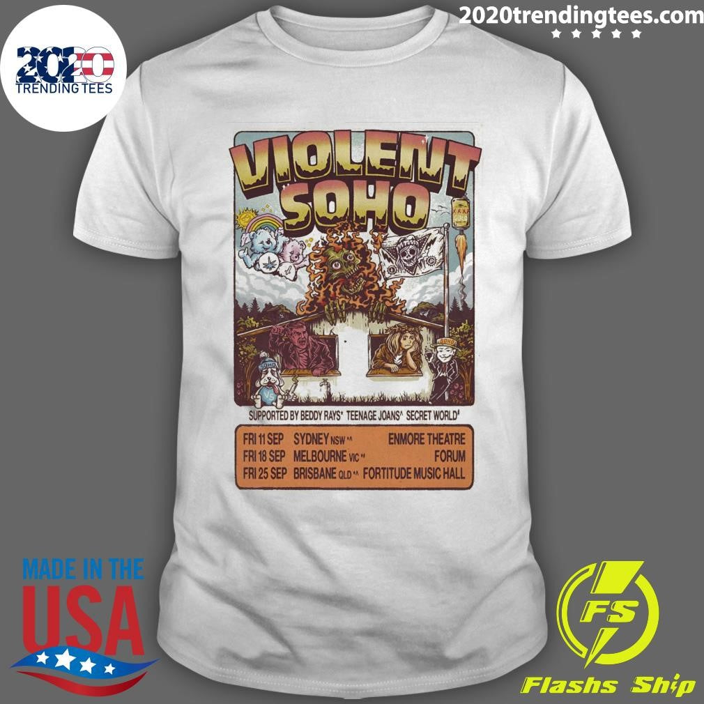 Violent Soho In Brisbane QLD On September 25 2026 Shirt