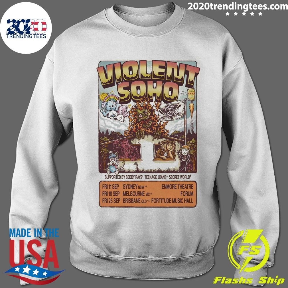 Violent Soho In Brisbane QLD On September 25 2026 Shirt