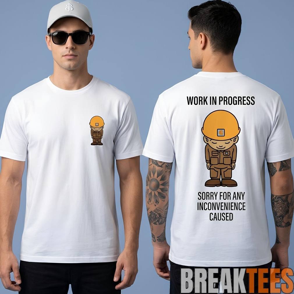Virat Kohli Work In Progress Sorry For Any Inconvenience Caused Shirt