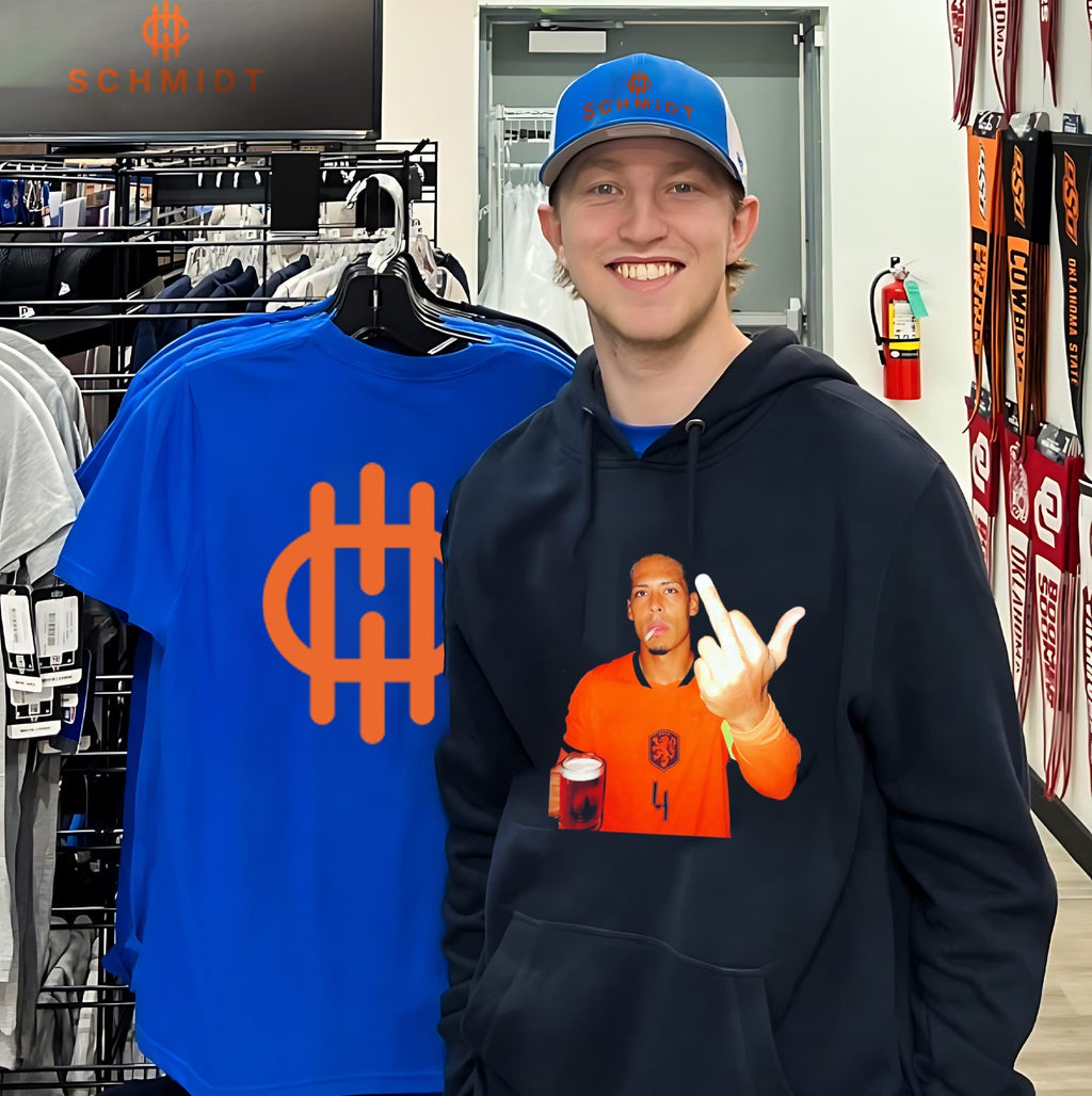 Virgil Van Dijk Netherlands National Football Team middle finger shirt