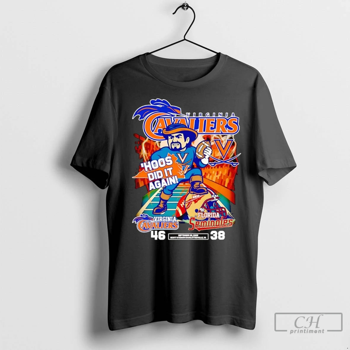 Virginia Cavaliers Hoos Did It Again Beat Florida Seminoles T Shirts Hoodie, Sweatshirt | InkPulseShop.com