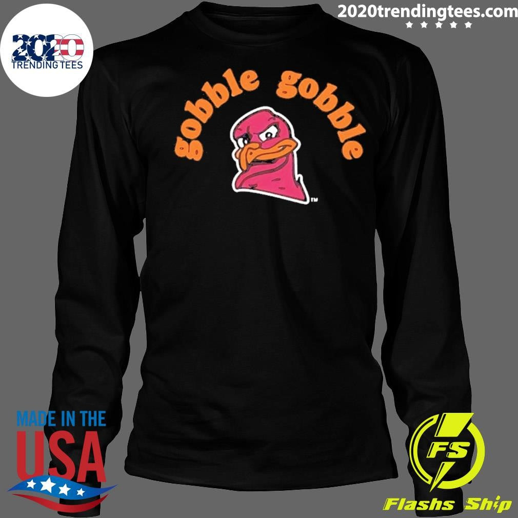 Virginia Tech Hokies Gobble Gobble Turkey Leg Shirt