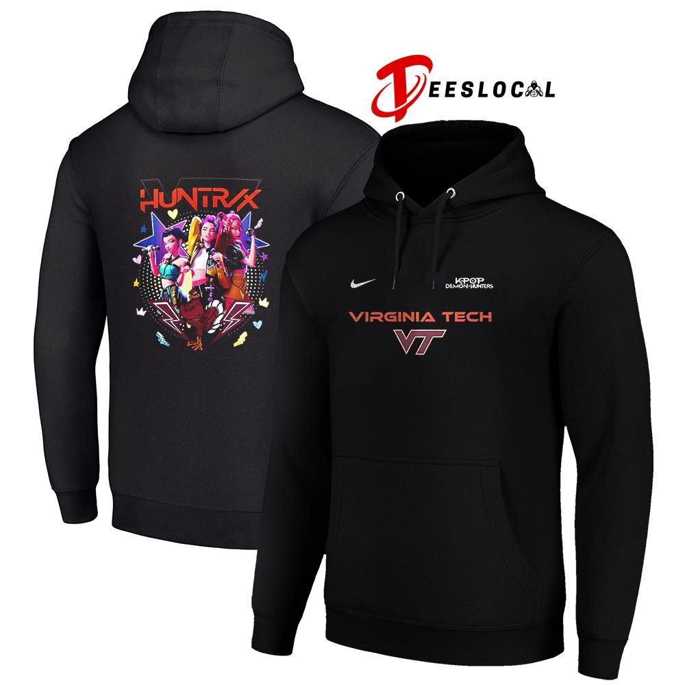 Virginia Tech x Kpop Demon Hunters graphic shirt