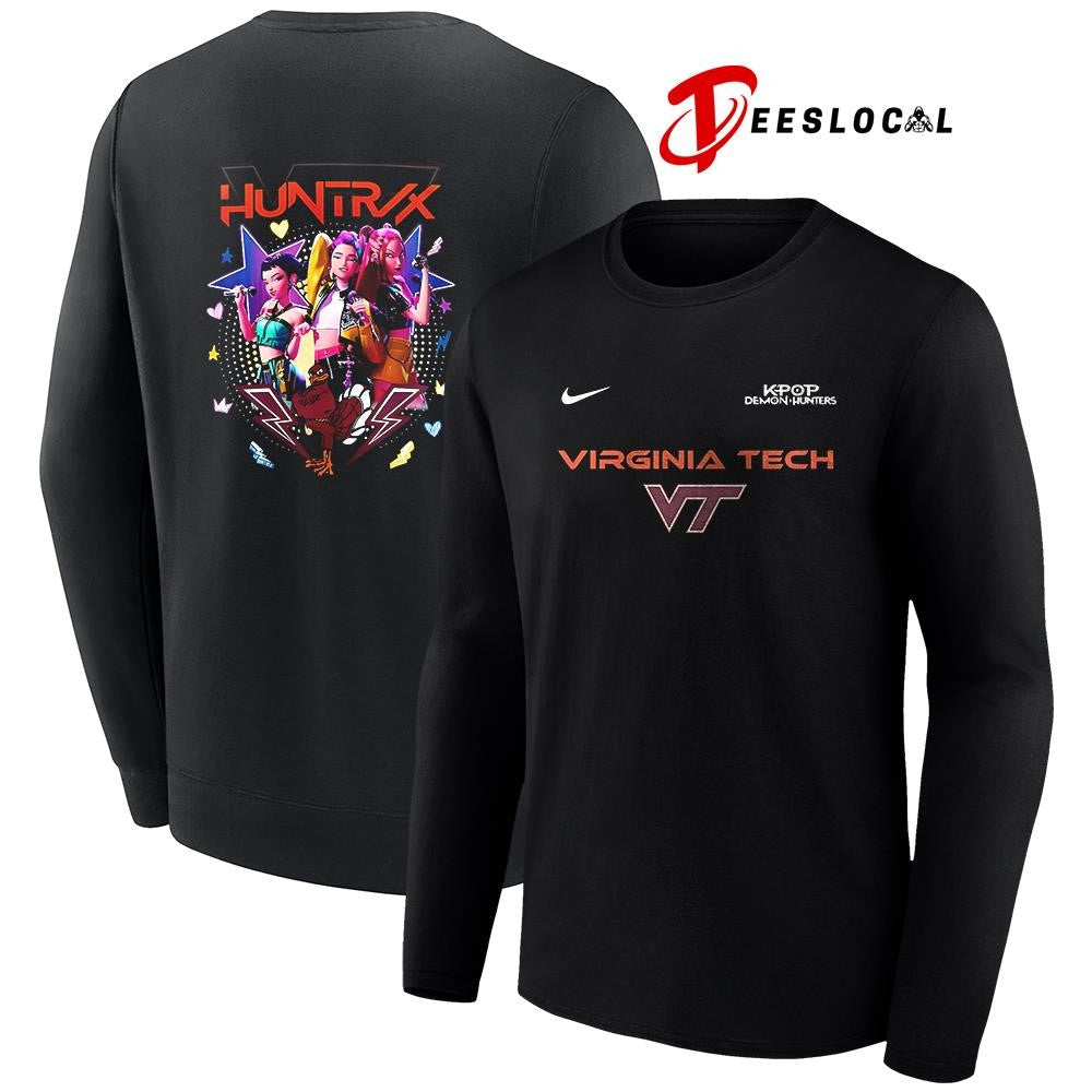 Virginia Tech x Kpop Demon Hunters graphic shirt