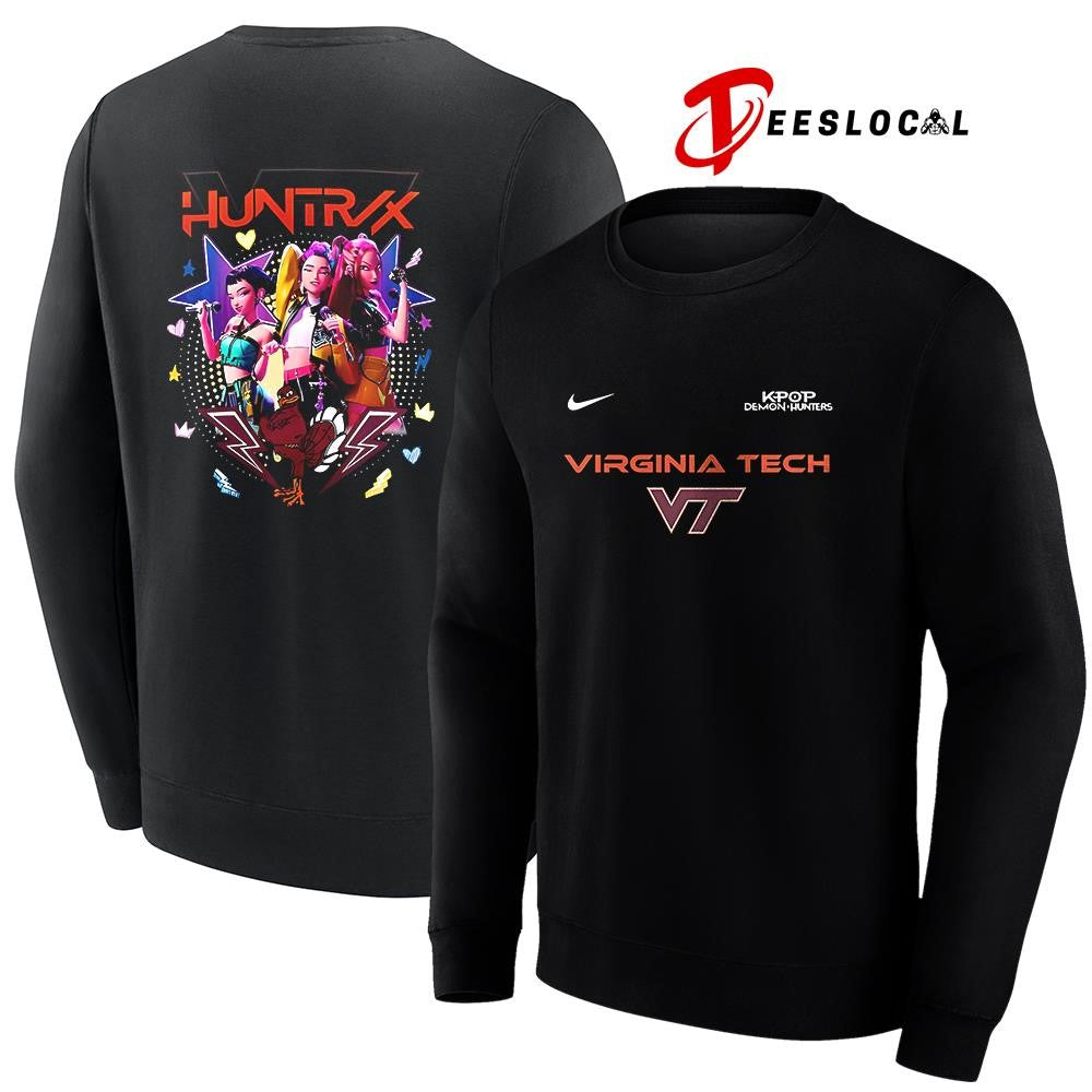 Virginia Tech x Kpop Demon Hunters graphic shirt